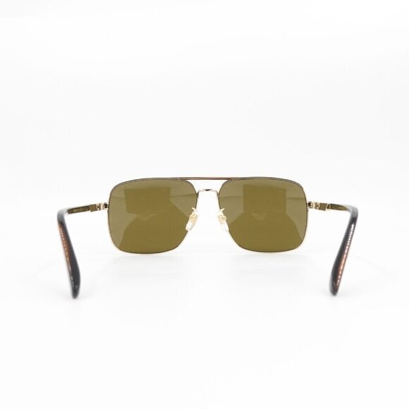 Gucci GG1289 Navigator Sunglasses Gold Brown OS - Picture 4 of 16